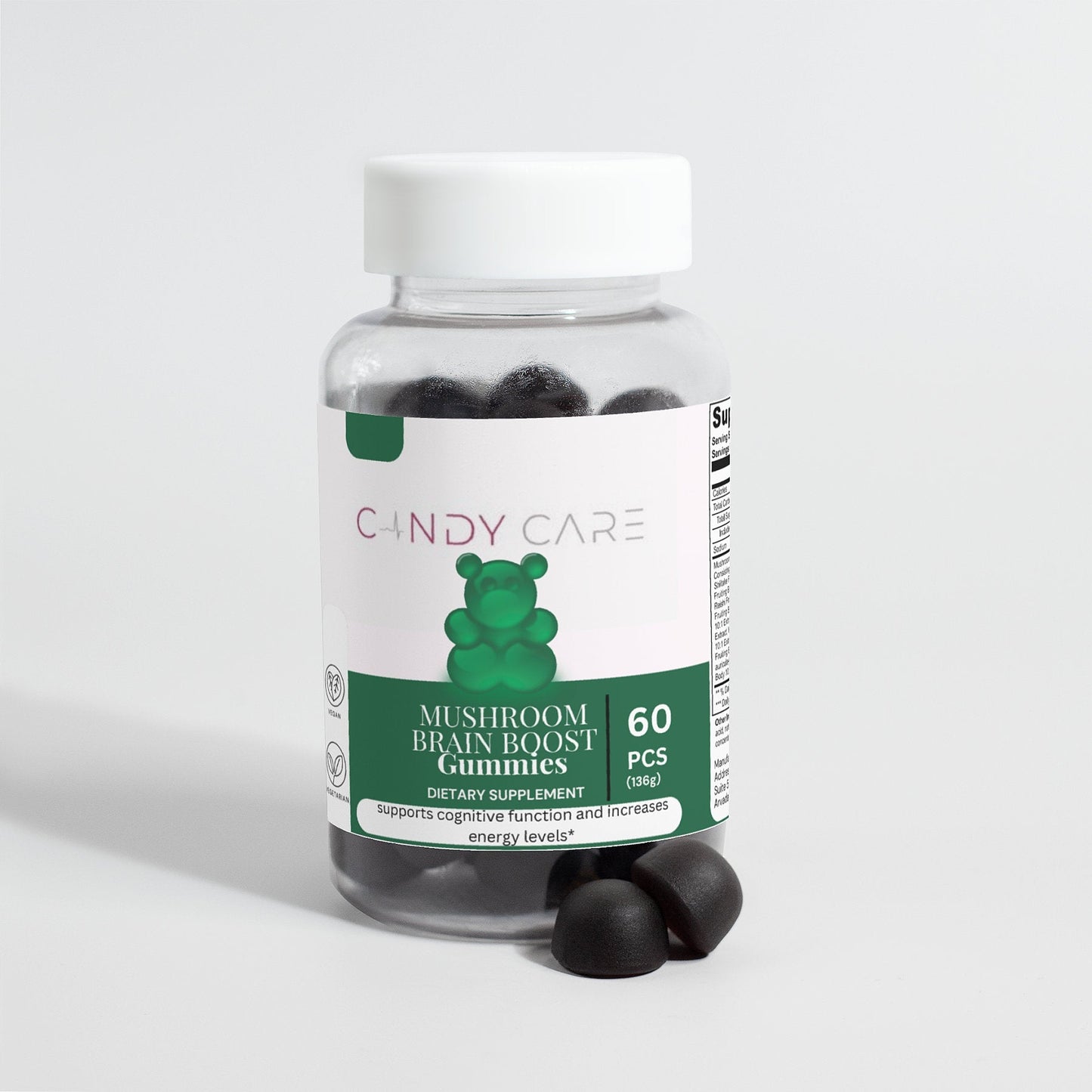 Mushroom Brain-Boost Gummies