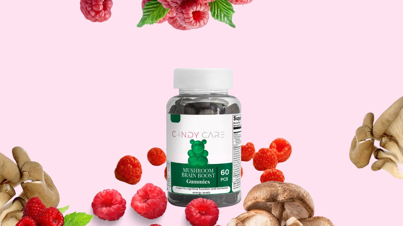 Mushroom Brain-Boost Gummies