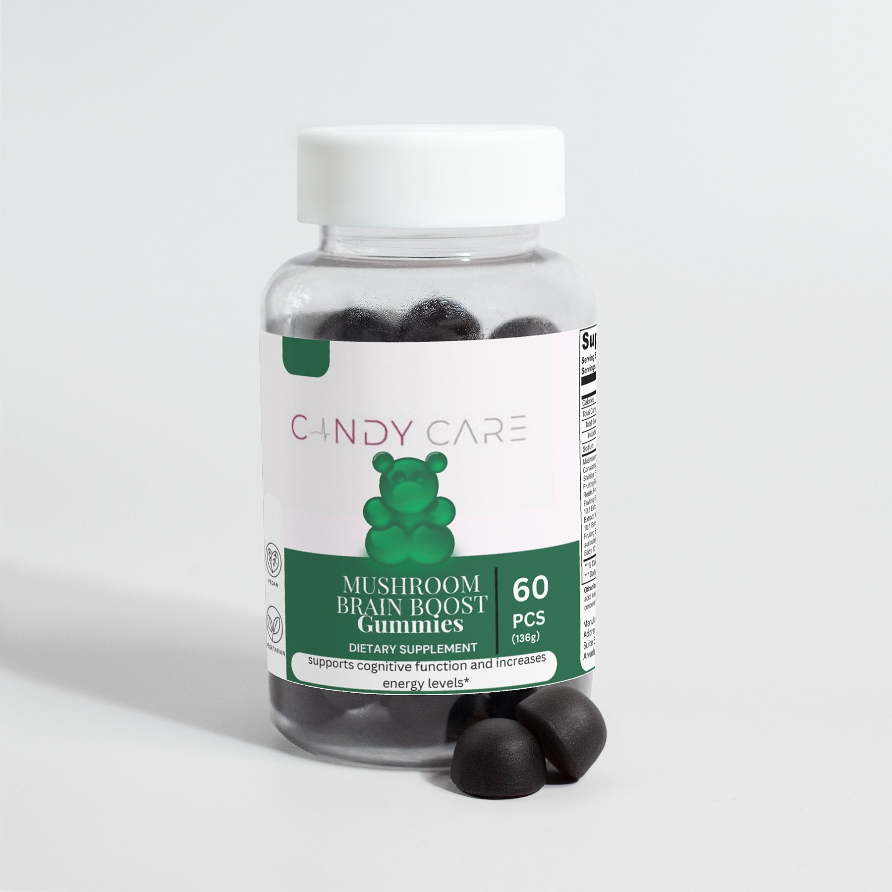 Mushroom Brain-Boost Gummies